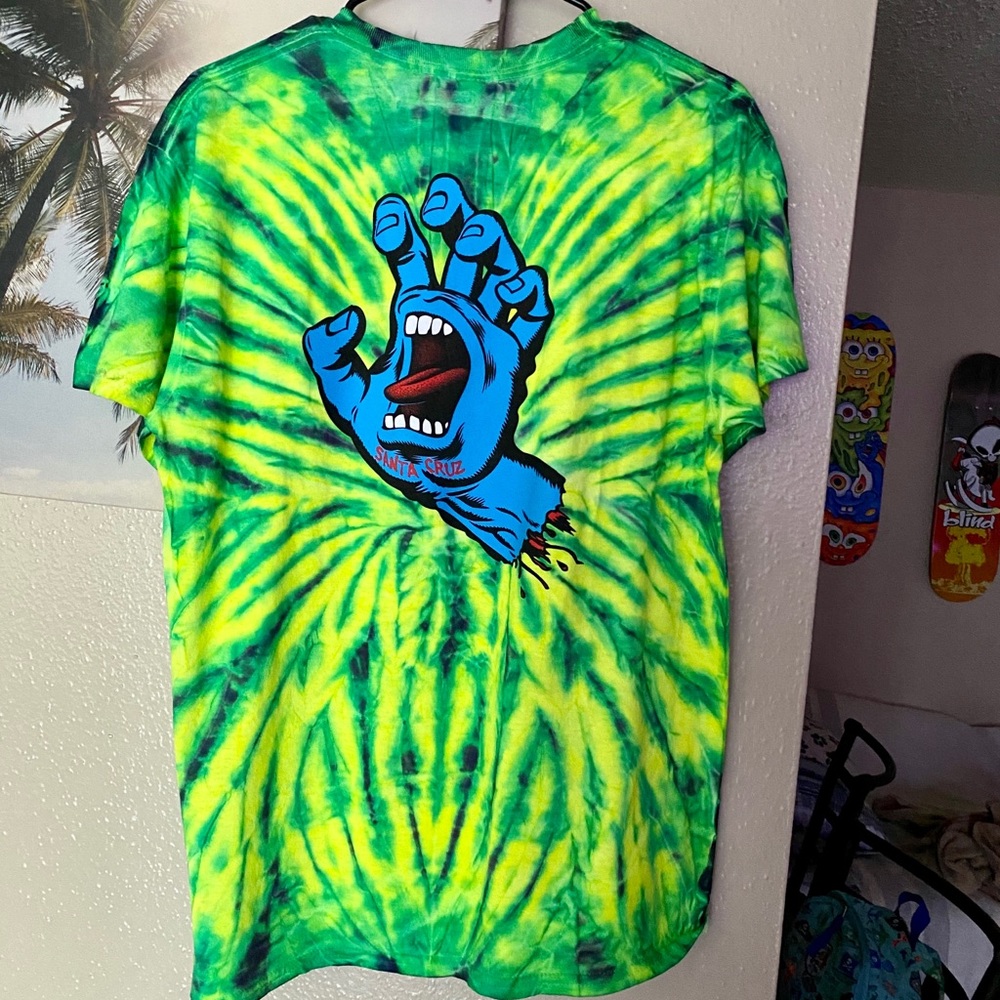 Santa Cruz tie dye t shirt